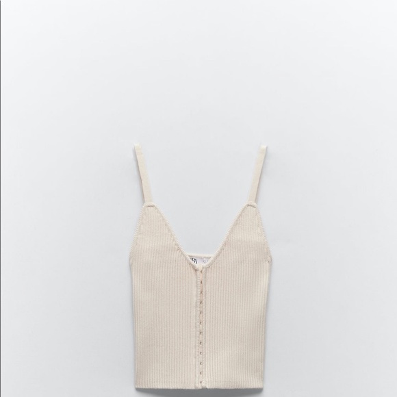 ZARA Ribbed crop top - Picture 2 of 5